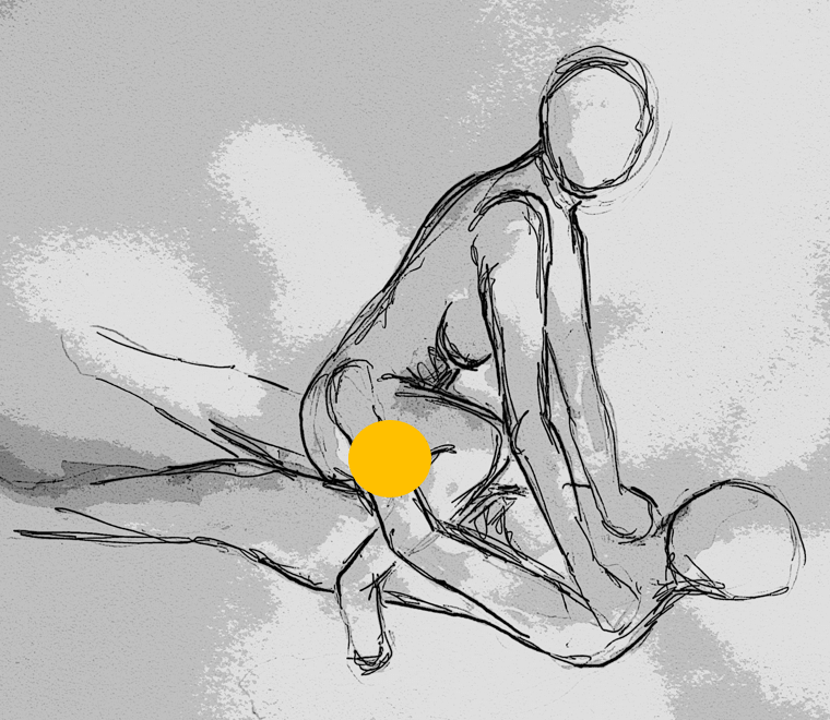 op hurken met energie-uitwisseling